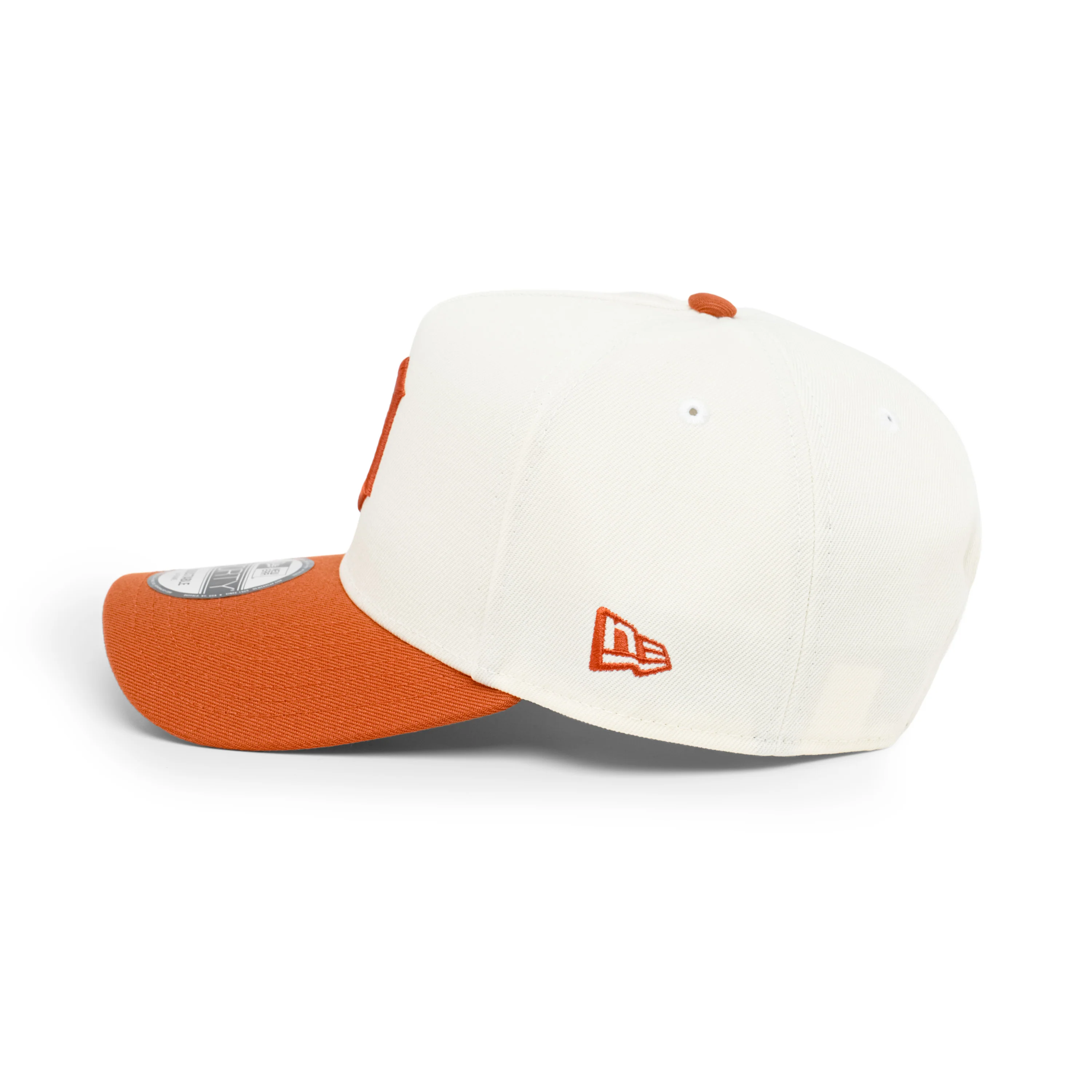 9FORTY A-Frame Detroit Tigers 1945 2-Tone Rush Orange Visor Chrome White Snapback - Image 6