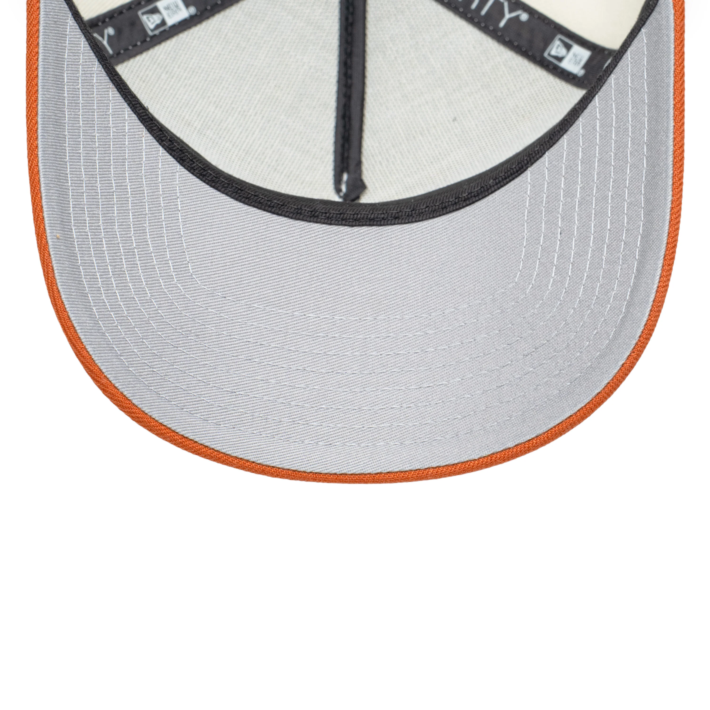 9FORTY A-Frame Detroit Tigers 1945 2-Tone Rush Orange Visor Chrome White Snapback - Image 7