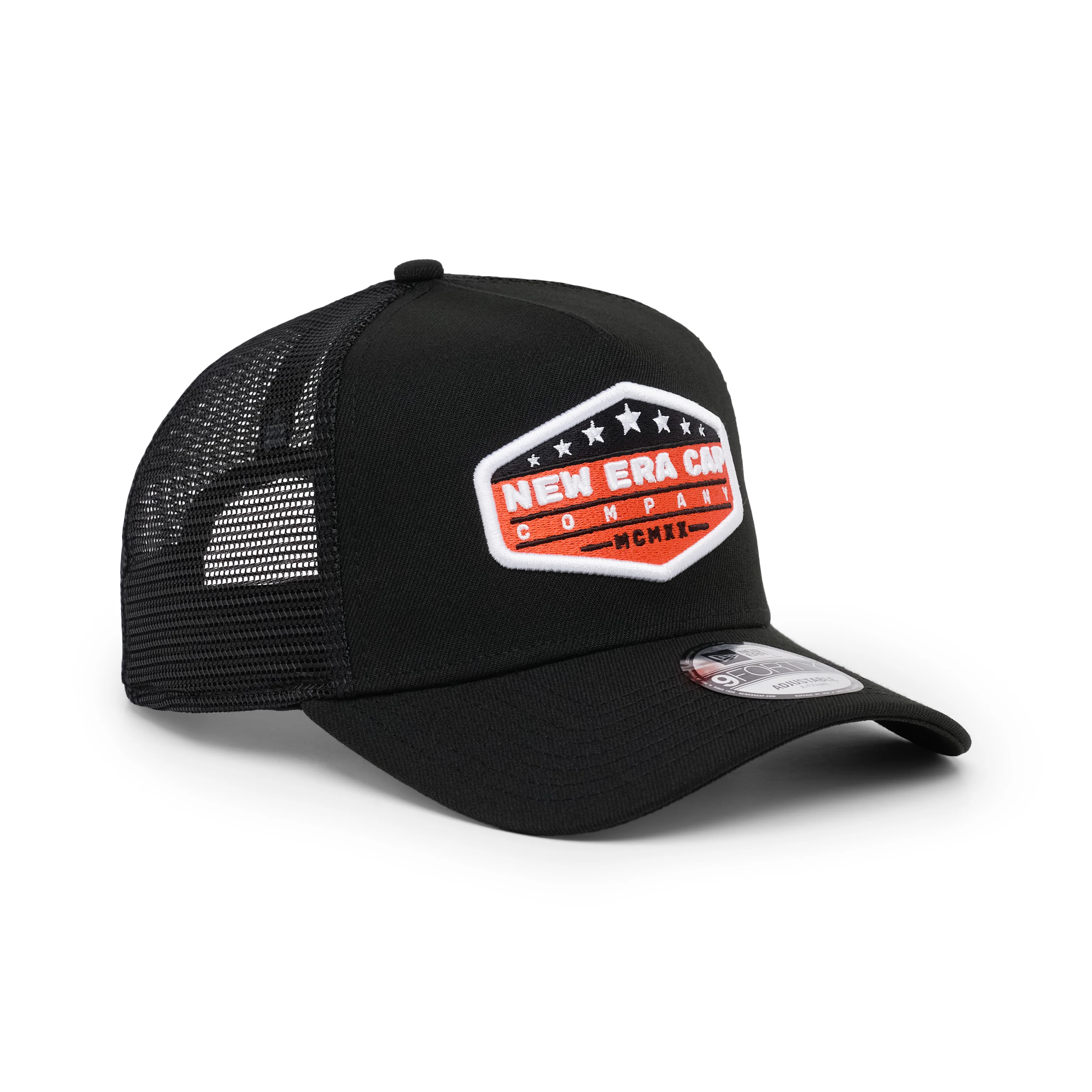 9FORTY A-Frame Trucker New Era Company Black Snapback - Image 3