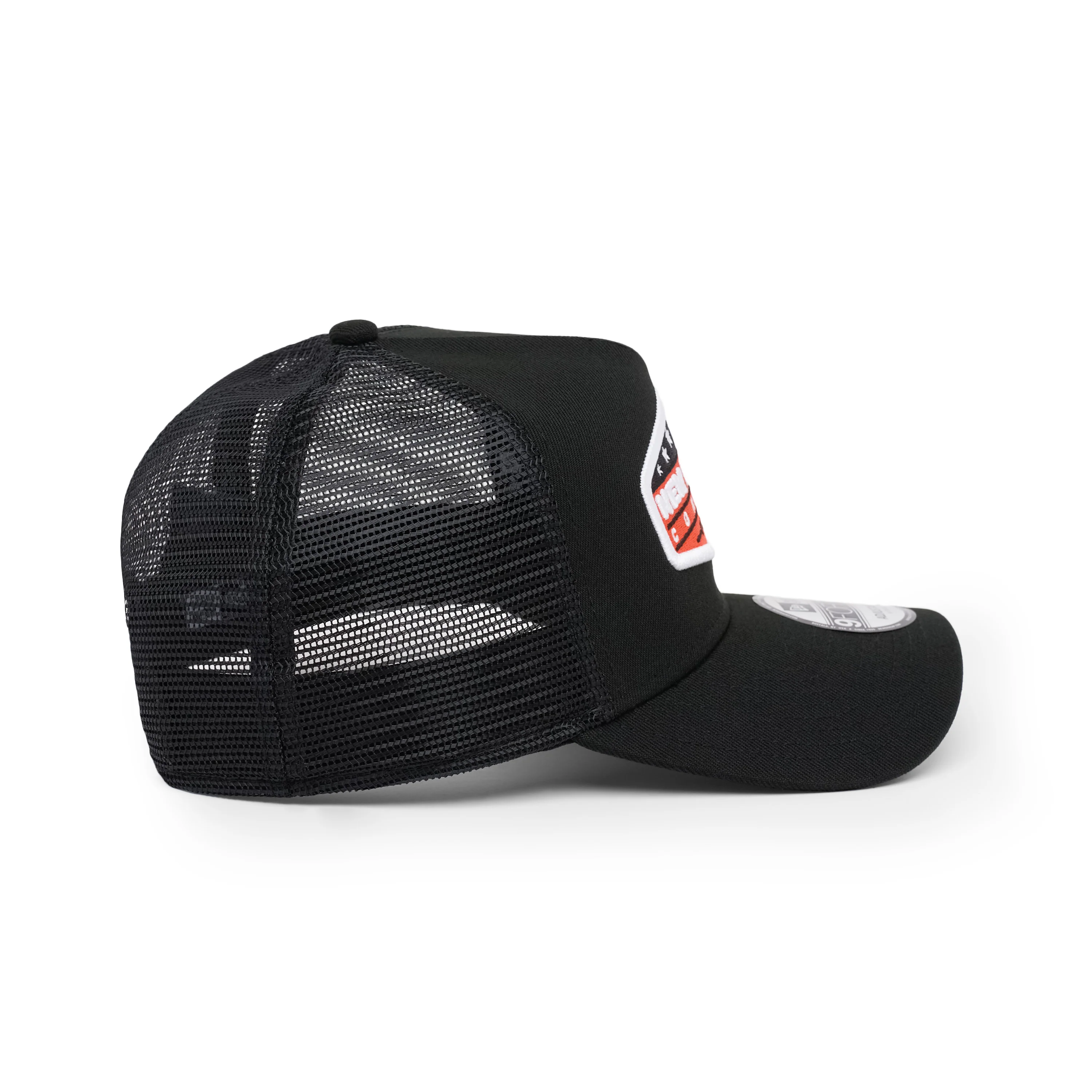 9FORTY A-Frame Trucker New Era Company Black Snapback - Image 6