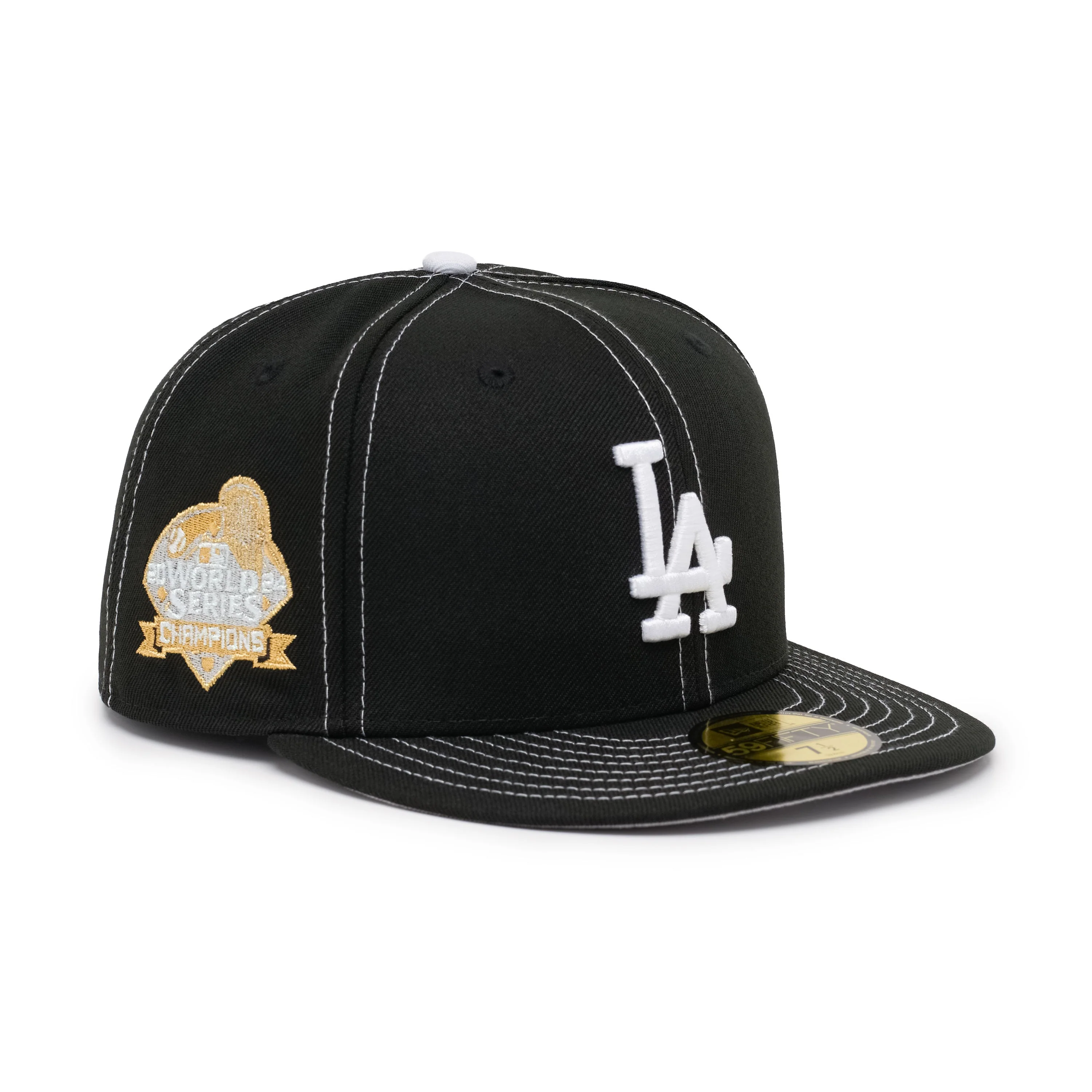 59FIFTY Los Angeles Dodgers World Series Champions 2024 Black Fitted