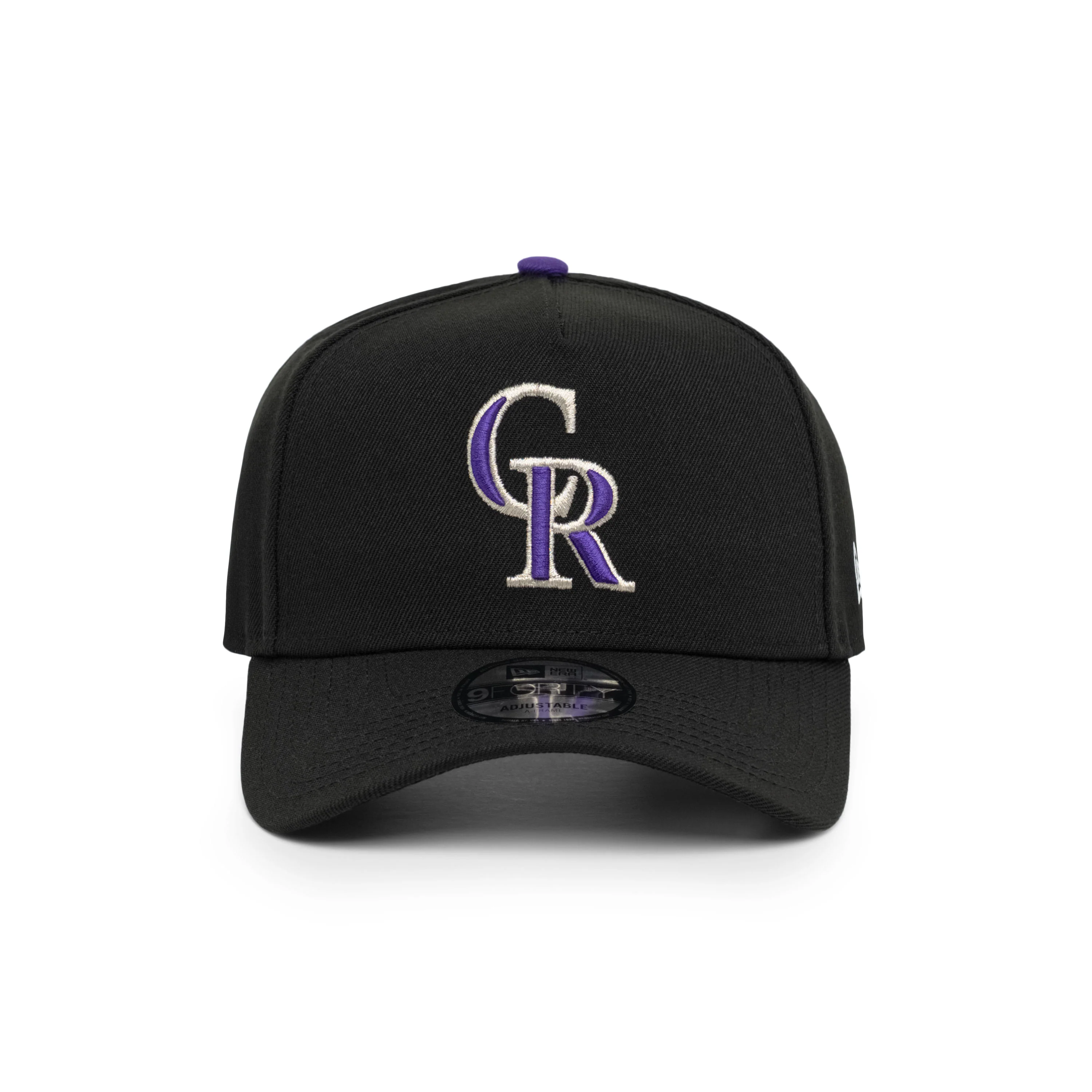 9FORTY A-Frame Colorado Rockies Basic Team Black Snapback - Image 2