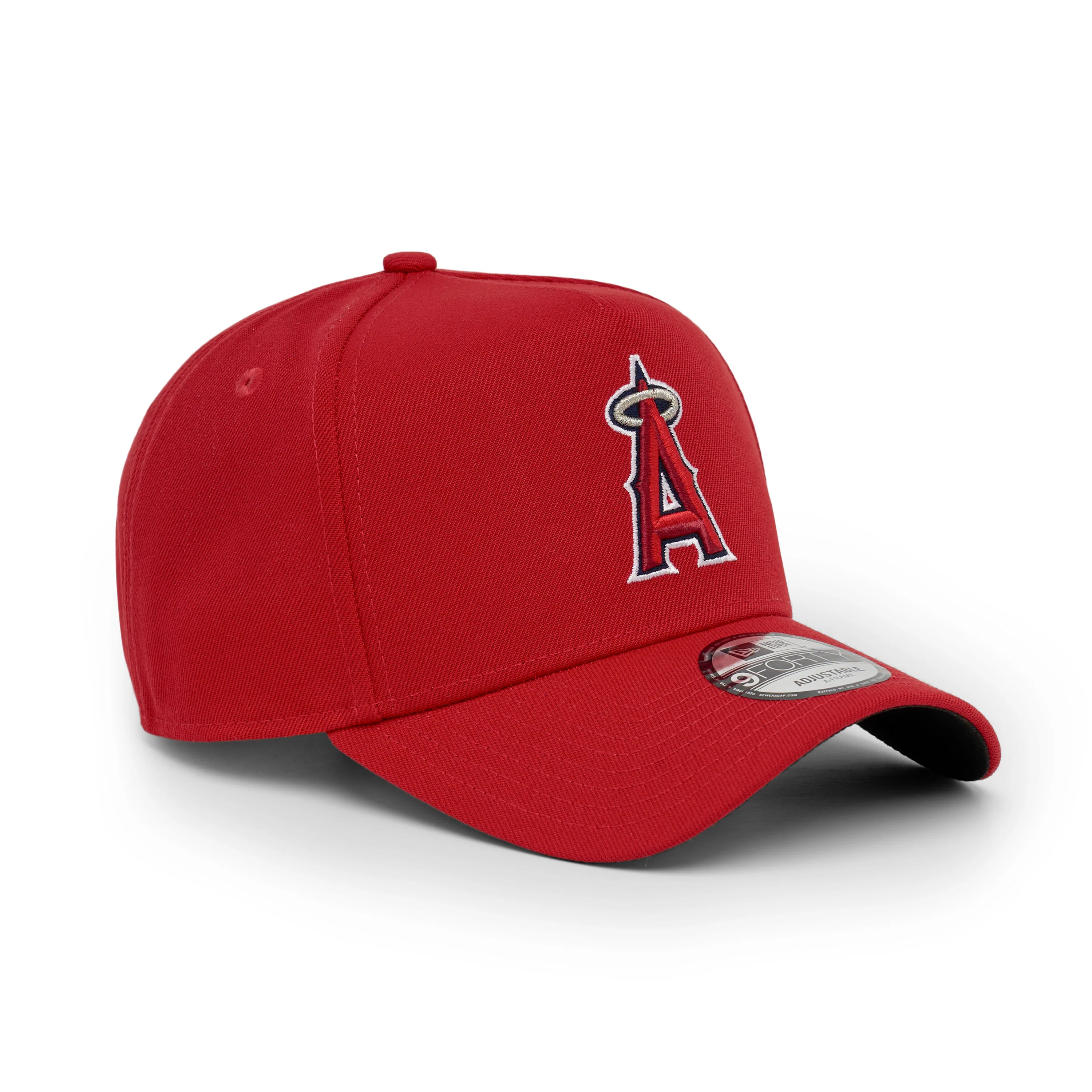 9FORTY A-Frame Los Angeles Angels Basic Team Red Scarlet Snapback - Image 3