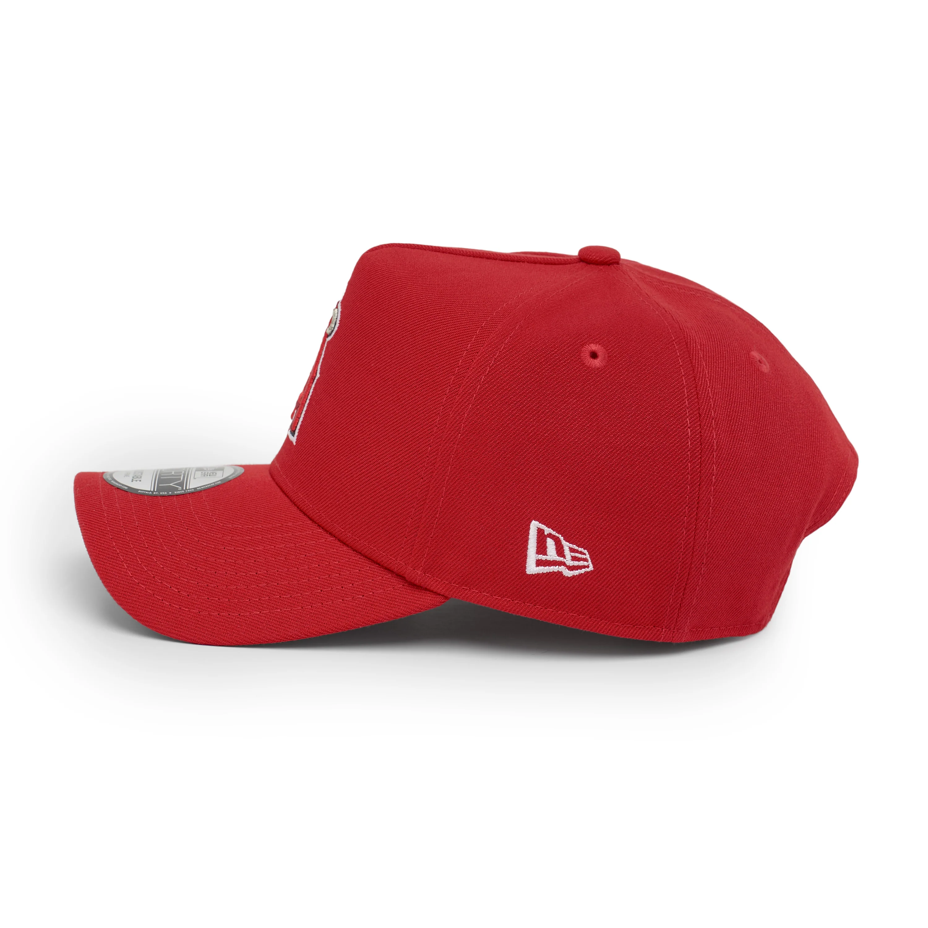 9FORTY A-Frame Los Angeles Angels Basic Team Red Scarlet Snapback - Image 5