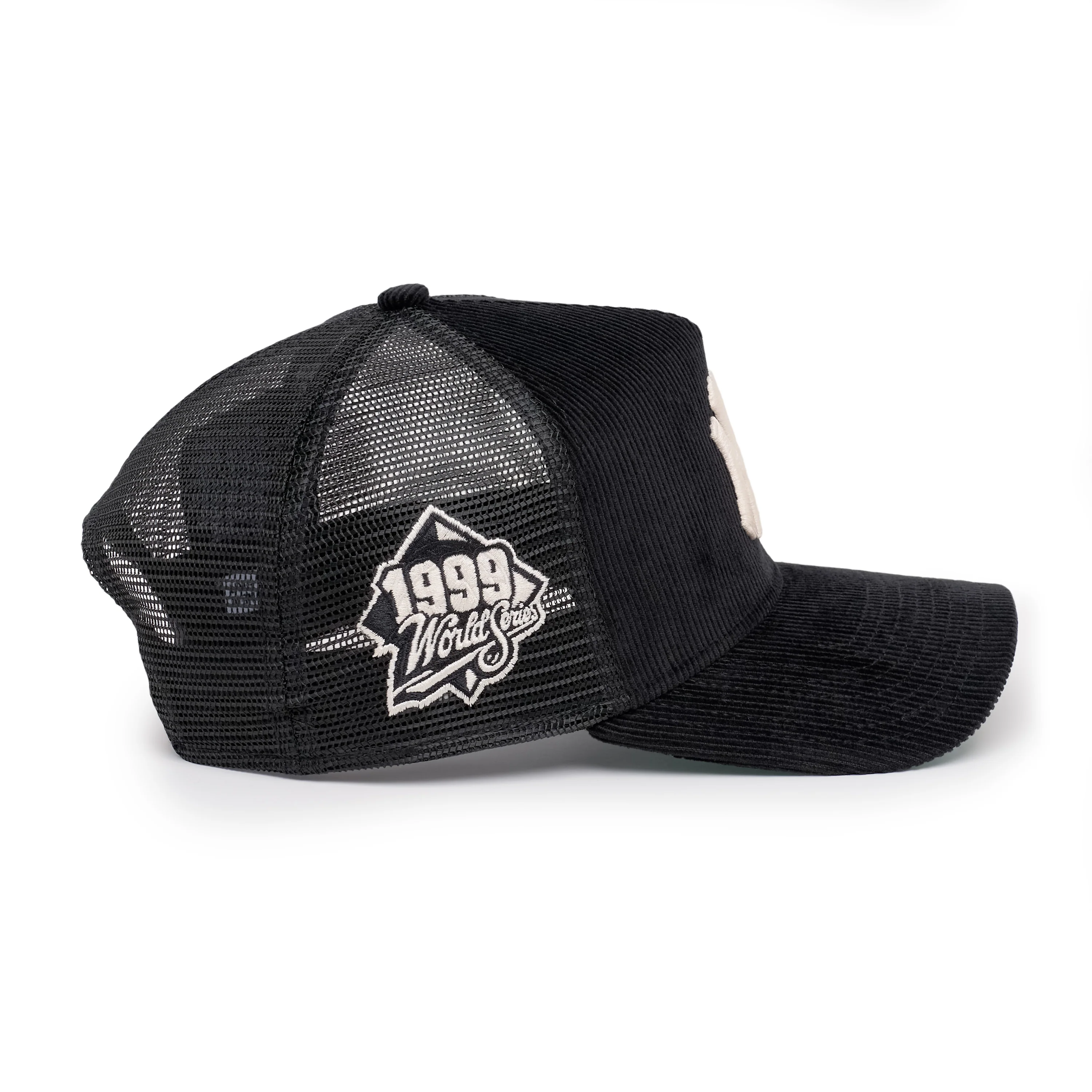 9FORTY A-Frame Trucker New York Yankees 1999 World Series Black Snapback - Image 5