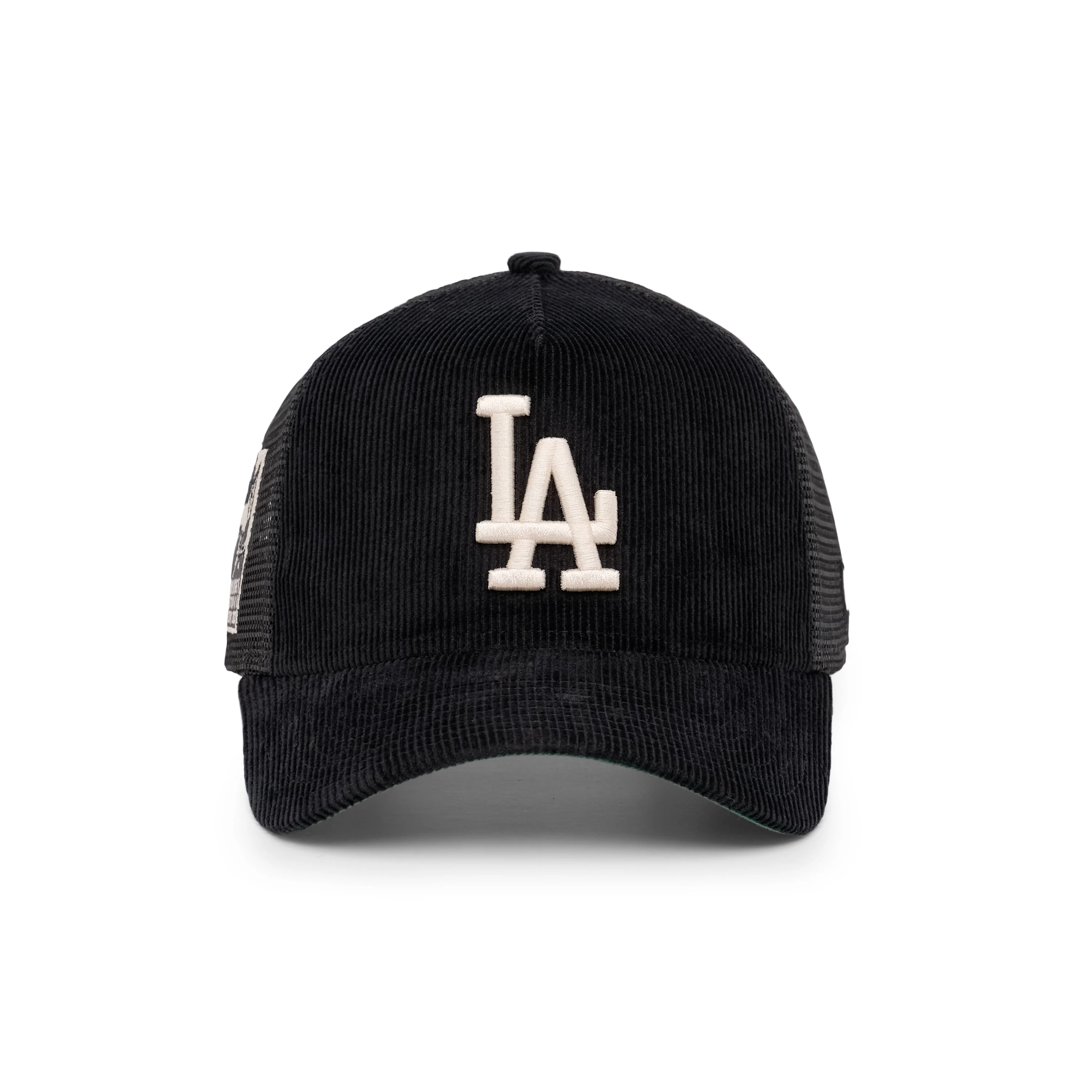 9FORTY A-Frame Trucker Los Angeles Dodgers Stadium 60th Anniversary Black Snapback - Image 2