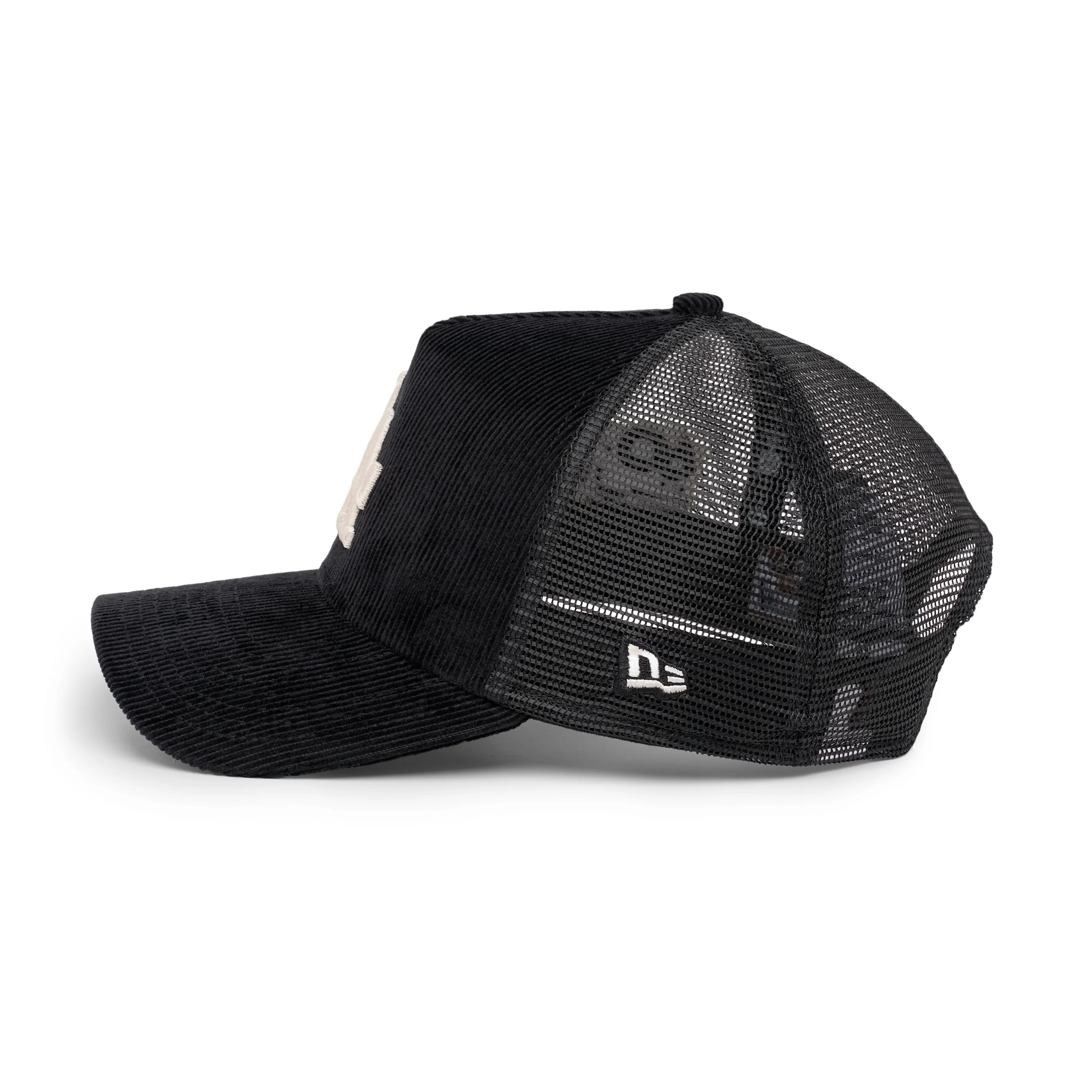 9FORTY A-Frame Trucker Los Angeles Dodgers Stadium 60th Anniversary Black Snapback - Image 6