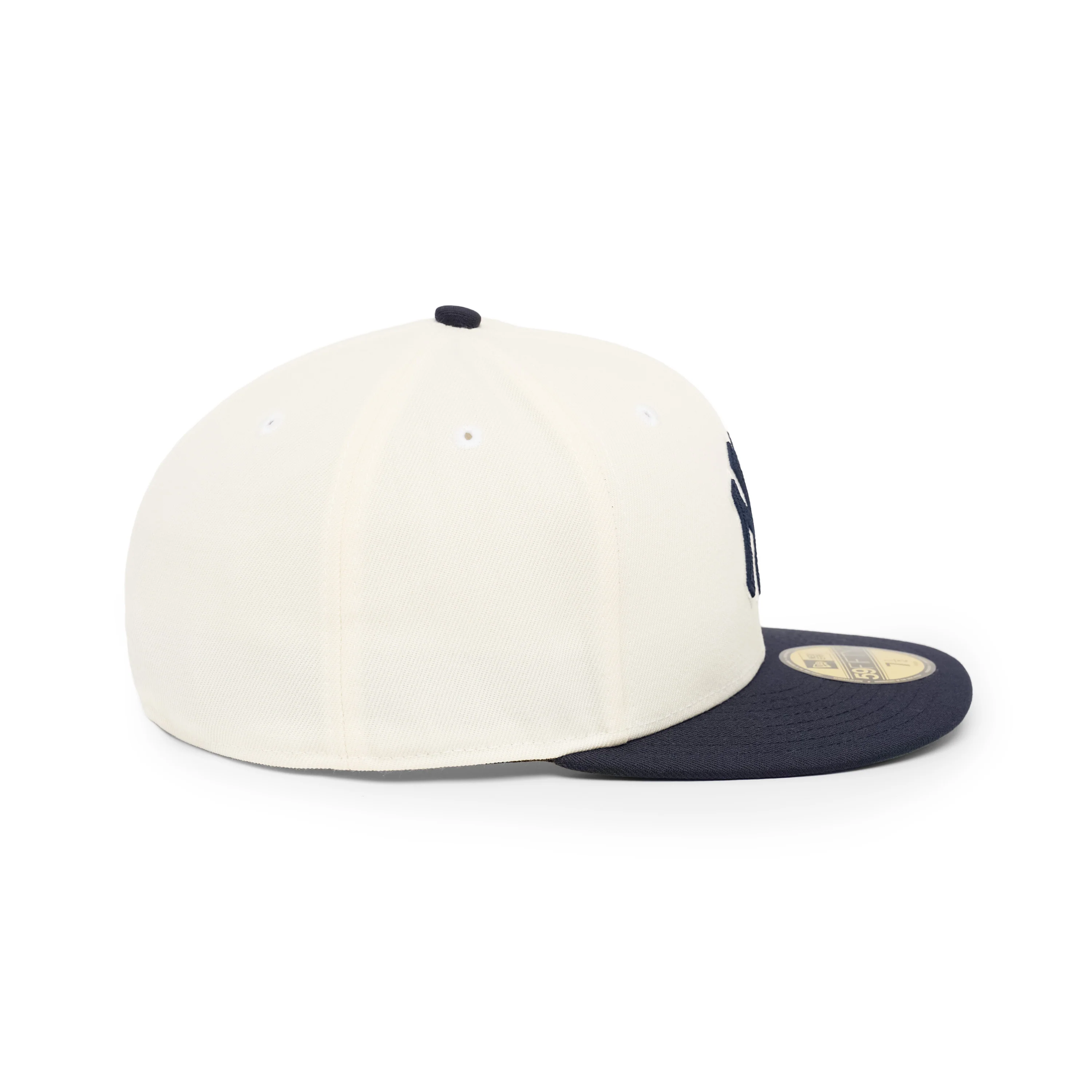 59FIFTY New York Yankees 2-Tone Navy Visor Chrome White Fitted - Image 6