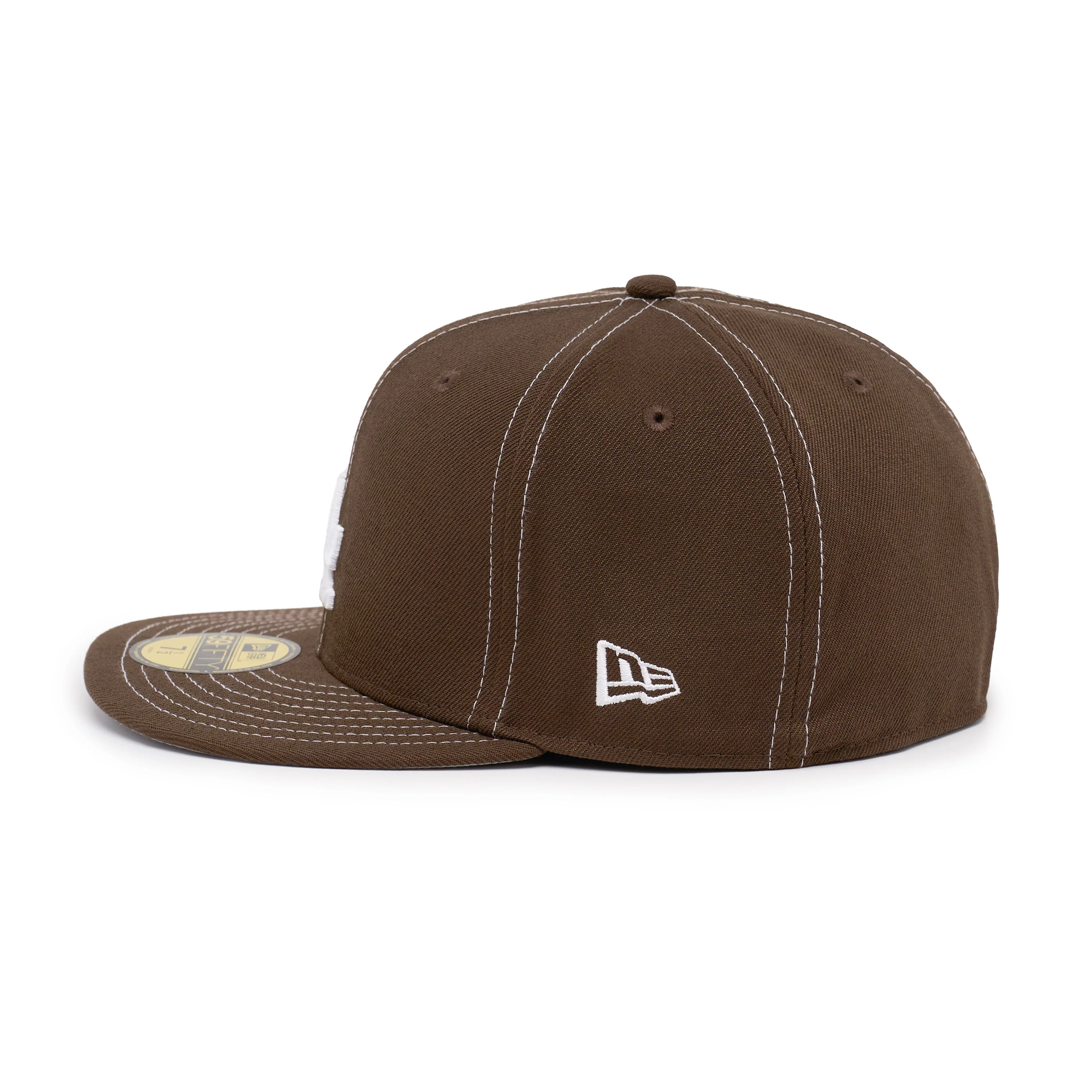 59FIFTY Los Angeles Dodgers Back To Back World Series Champs Walnut Fitted - Image 6