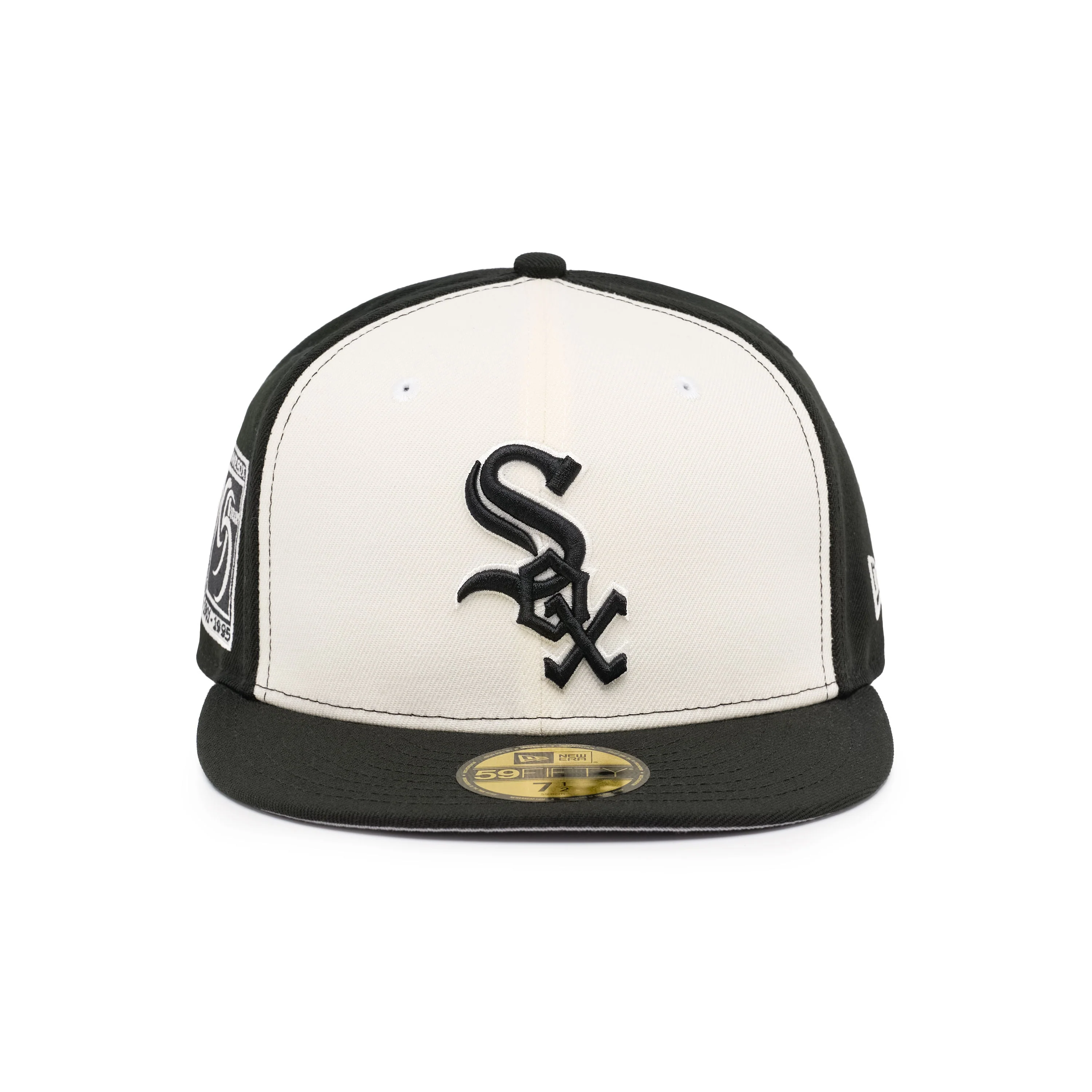 59FIFTY Chicago White Sox 95 Years Chrome Black Fitted - Image 2
