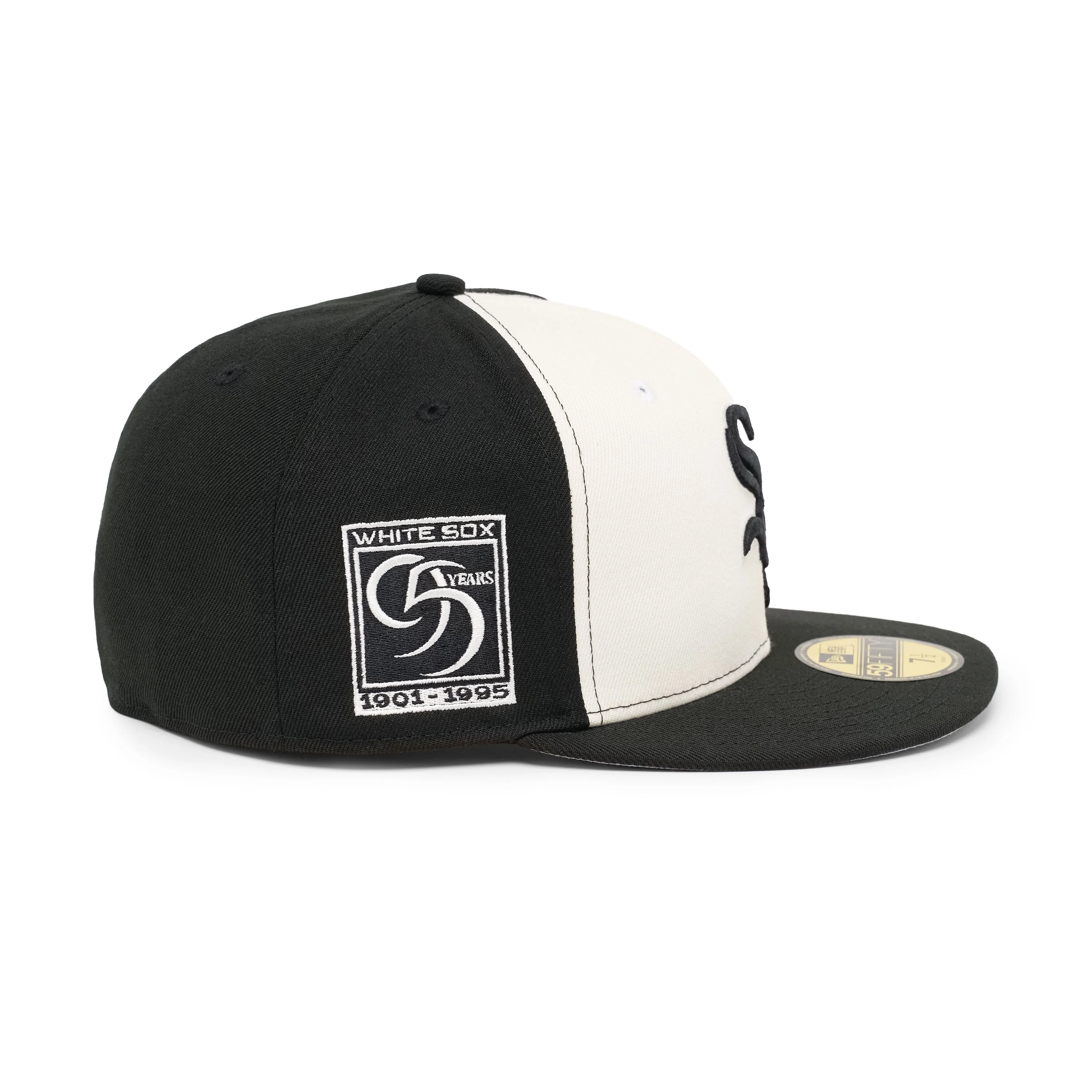 59FIFTY Chicago White Sox 95 Years Chrome Black Fitted - Image 5